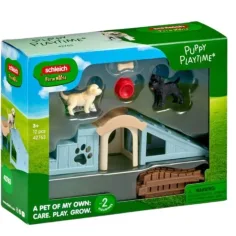 Schleich: Farm World Cuccioli casa da gioco set (42763) immagine 1