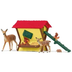 Schleich: Farm World - Gioco set di alimentazione per animali selvatici (42658) immagine 2