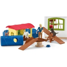 Schleich: Farm World - Gioco set hotel per animali (42607) immagine 2