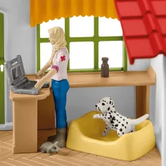 Schleich: Farm World - Set di ambulatorio veterinario con puledro e animali domestici (42502) immagine 2