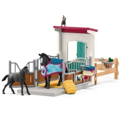 Schleich: Horse Club - Set di gioco con cavallo e puledro (42611) immagine 3