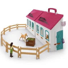 Schleich: Horse Club - Stalla espandibile con set di gioco con cavalli (42703) immagine 3