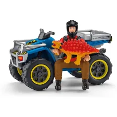 Schleich: Set di fuga con quad dal Velociraptor (41466) immagine 3