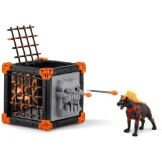 Schleich: Set di iena della lava Battlecave (42674) immagine 3