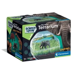 Science & Play: Mini elefante terrario set di gioco - Clementoni
