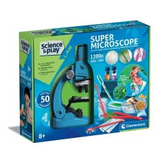 Scienza & Gioco: Set di costruzione super microscopio 1200x - Clementoni