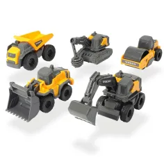Set di 5 mini macchine da lavoro Volvo - Dickie Toys immagine 2
