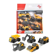 Set di 5 mini escavatori Volvo - Dickie Toys