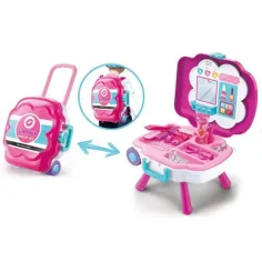 Set di bellezza glamour portatile con musica