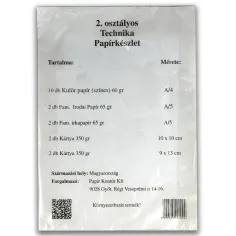 Set di carta di tecnologia per la 2ª classe 18 pezzi