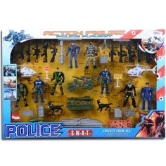 Set di figure giocattolo della polizia SWAT