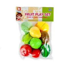 Set di giochi di frutta affettabile con tagliere
