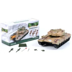 Set di gioco Tank con accessori in colore desertico