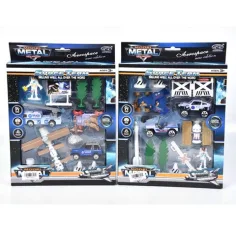 Set di giochi spaziali con veicoli e accessori in due varianti