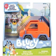 Set di gioco Bluey - Bluey e la sua auto 4x4 immagine 1