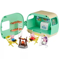 Set di gioco Peppa Pig Tre porcellini con roulotte e personaggi - Hasbro immagine 2