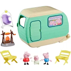 Set di gioco Peppa Pig Tre porcellini con roulotte e personaggi - Hasbro immagine 3