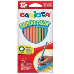 Set di 12 matite colorate Supercolor - Carioca