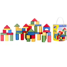 Set di mattoncini in legno 100pz