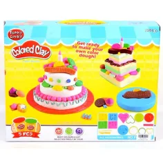 Set di pasta modellabile torta di compleanno Funny Lucky