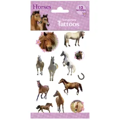 Set di tatuaggi con motivo equestre - Totum