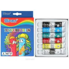 Set di tempera colorata 6x12ml