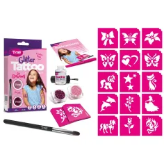 Set di mini tatuaggi brillanti per ragazze immagine 2
