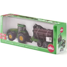 SIKU trattore trasportatore di tronchi John Deere 1/50 immagine 5