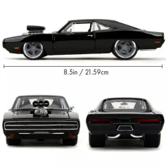 Fast & Furious: modellino in metallo della Dodge Charger del 1970, scala 1:24 - Jada Toys immagine 4