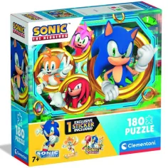 Sonic, il puzzle di 180 pezzi riccio - Clementoni
