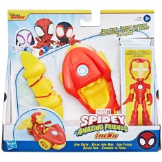 Spider-Man: Poki e i suoi fantastici amici - Azione figura di Iron Man con veicolo - Hasbro