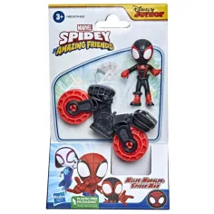 Spider-Man Póki e i suoi fantastici amici: Miles Morales e il set di gioco della moto - Hasbro immagine 1