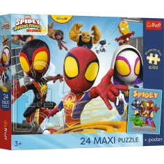 Spidey e i suoi amici Avventure con i compagni puzzle Maxi da 24 pezzi - Trefl immagine 1