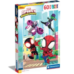 Spidey e i suoi fantastici amici puzzle maxi supercolor da 60 pezzi - Clementoni immagine 1