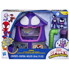 Spidey e i suoi fantastici amici: set da gioco Symbie Factory per bolle di sapone con 2 personaggi – Hasbro
