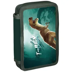 Spirit: astuccio a due piani T-rex con 28 pezzi 13x6x19,5cm