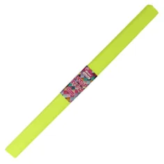 Spirit: Carta crepe fluorescente gialla 200x50cm