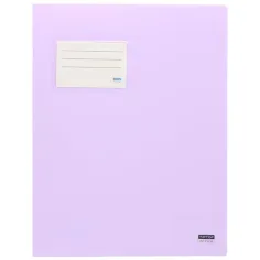 Spirit: Cartella ad anelli con porta carte in colore lilla chiaro A4