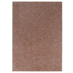 Spirit: Foglio di schiuma decorativa luccicante color marrone chiaro A/4 1pz