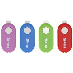 Spirit: Gomma ovale Twist in custodia di plastica in vari colori 1pz