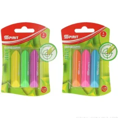 Spirit: Gomma a forma di triangolo Jelly in vari colori set da 3 pezzi