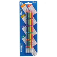 Spirit: Matita grafite con gomma set da 4 pezzi