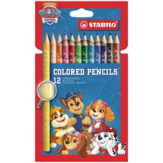 Stabilo: Set di matite colorate spesse Paw Patrol da 12 pezzi immagine 1