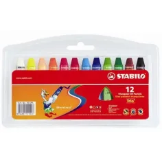 Stabilo: Set di gessetti a olio Trio da 12 pezzi