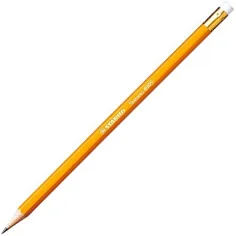 Stabilo: Matita grafite HB Swano con gomma di colore giallo