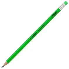 Stabilo: Matita grafite HB con gomma neon verde Swano