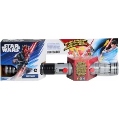 Star Wars Spada Laser a Doppia Lama: Spada Elettronica Estensibile di Darth Maul - Hasbro