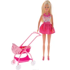 Steffi Love: Bambola con passeggino in 2 versioni - Simba Toys immagine 3