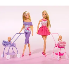 Steffi Love: Bambola con passeggino in 2 versioni - Simba Toys immagine 4