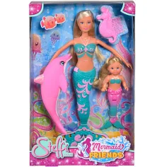 Steffi Love: Bambola Sirena con Evie e Delfino - Simba Toys